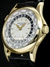 Patek Philippe World Time 5110J Gold Opalescent Guilloche Dial	